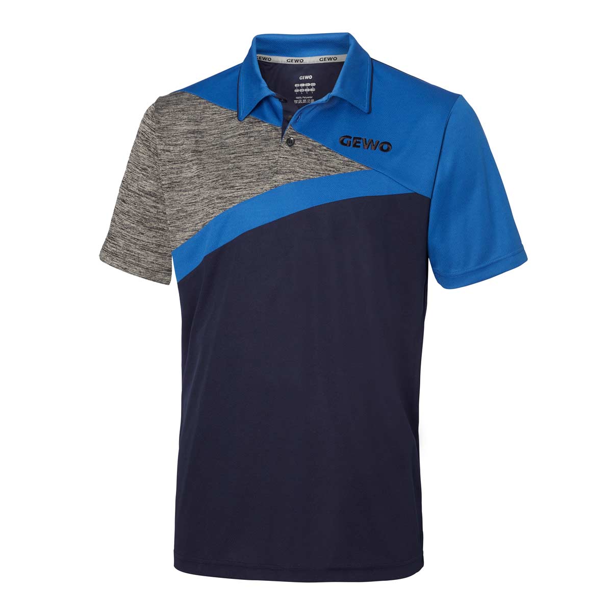 GEWO Hemd Lerdo Microfaser navy/royal